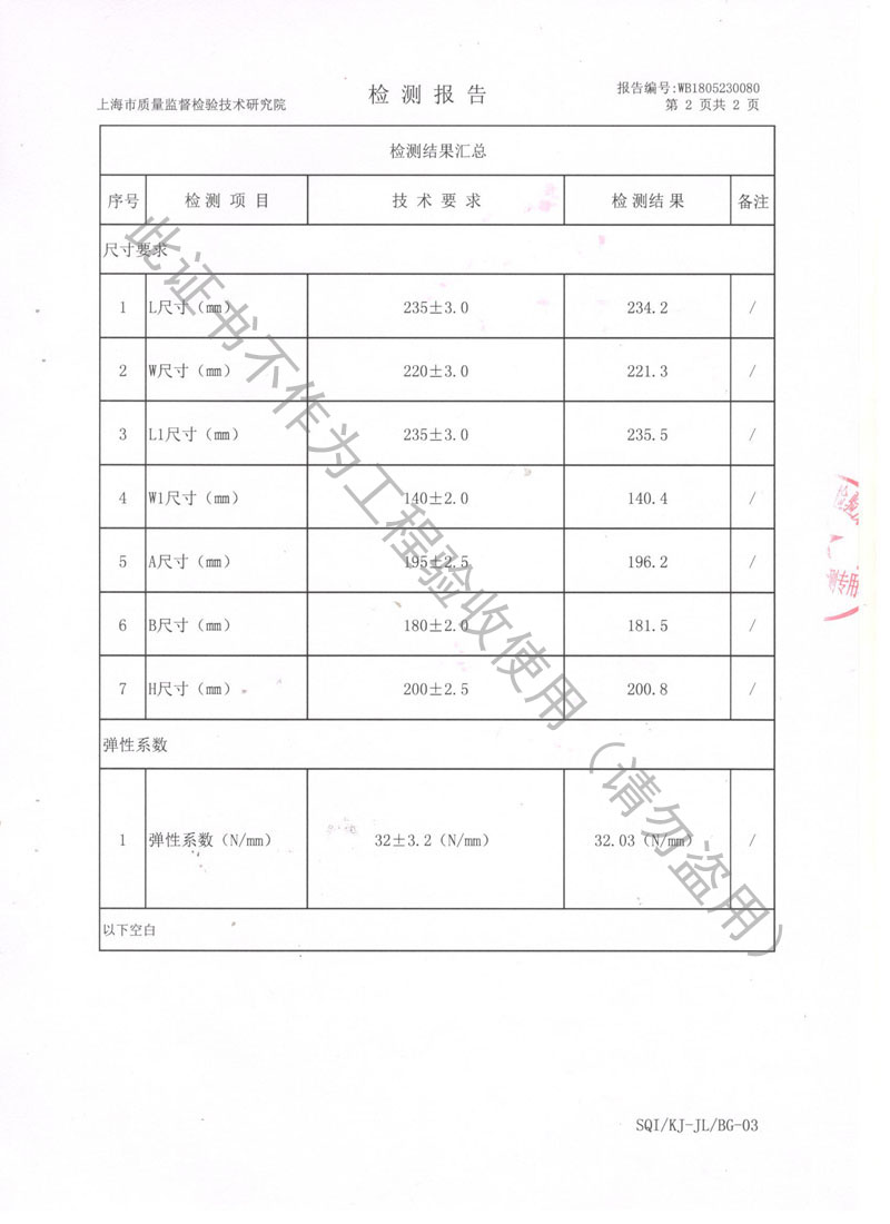 【資質證書】ZTF可調阻尼式彈簧減震器檢測報告